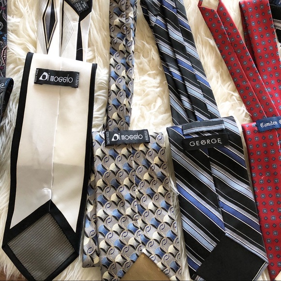 Bundle of 9 Men’s Silk/Polyester Ties - Picture 6 of 7